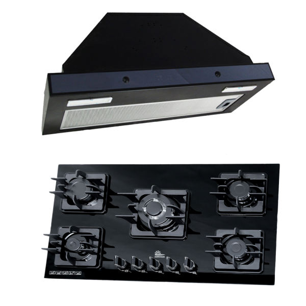 ست گاز و هود زرتوس مدل ZG755005 ست گاز و هود زرتوس مدل ZG755005