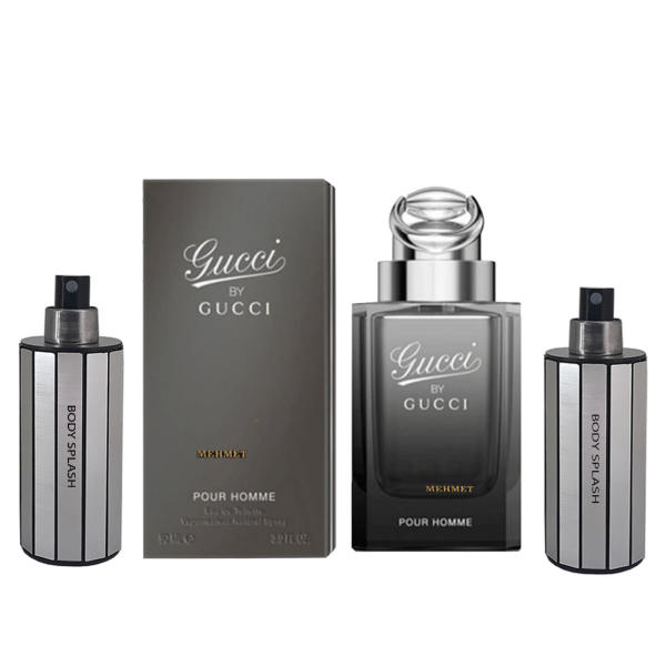 ست ادو پرفیوم مردانه مهمت مدل Gucci by Gucci Pour Hommeحجم 90 میلی لیتر ست ادو پرفیوم مردانه مهمت مدل Gucci by Gucci Pour Hommeحجم 90 میلی لیتر