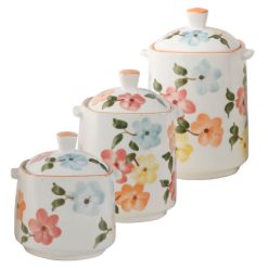 بانکه طرح بهار گل ها مجموعه 3 عددی