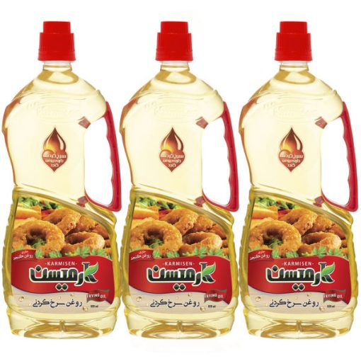 روغن سرخ کردنی پایه کنجد کارمیسن – 920 میلی لیتربسته 3 عددی