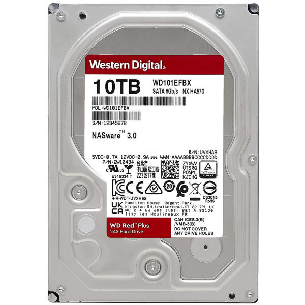 هارددیسک اینترنال وسترن دیجیتال مدل WD101EFBX ظرفیت 10 ترابایت هارددیسک اینترنال وسترن دیجیتال مدل WD101EFBX ظرفیت 10 ترابایت