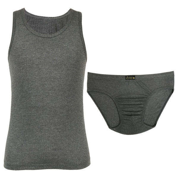 ست شورت و زیرپوش مردانه آریان نخ باف مدل 1615 ست شورت و زیرپوش مردانه آریان نخ باف مدل 1615