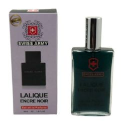 ادو پرفیوم مردانه سوئیس آرمی مدل LALIQUE ENCRE NOIR حجم 55 میلی لیتر
