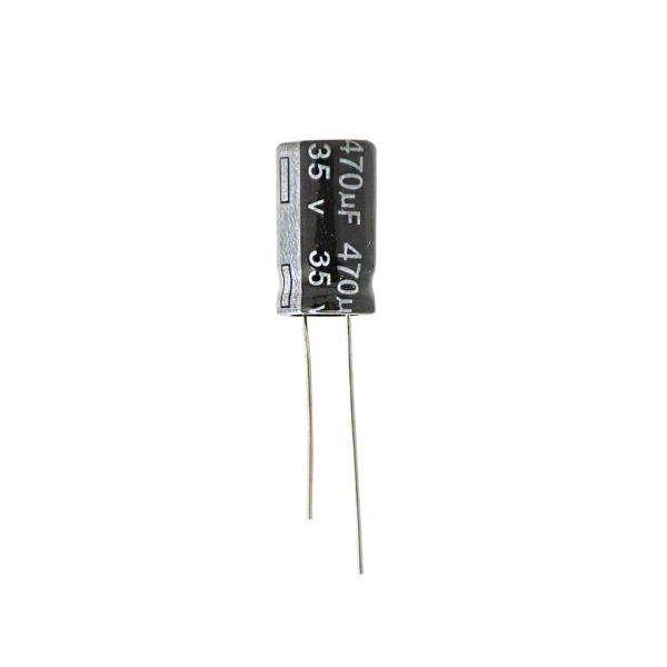 خازن الکترولیت 470 میکرو فاراد کد 35v بسته 10 عددی خازن الکترولیت 470 میکرو فاراد کد 35v بسته 10 عددی