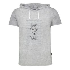 تیشرت کلاه دار مردانه به رسم مدل دیوار کد 9103