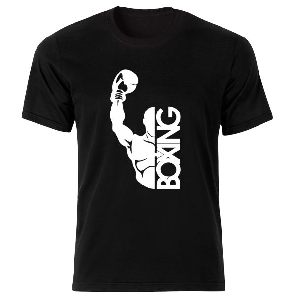 تی شرت آستین کوتاه مردانه طرح بوکس کد 34384 تی شرت آستین کوتاه مردانه طرح بوکس کد 34384