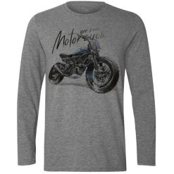 تیشرت آستین بلند مردانه مدل موتور W01