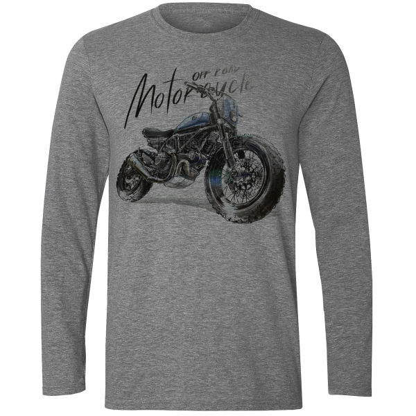 تیشرت آستین بلند مردانه مدل موتور W01 تیشرت آستین بلند مردانه مدل موتور W01