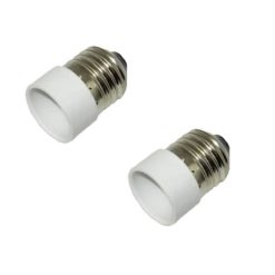 تبدیل سرپیچ E27به E14 مدل E27-E14 بسته 2 عددی