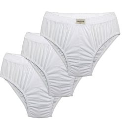 شورت مردانه سابد مدل اسلیپ نخی رنگ سفید بسته 3 عددی