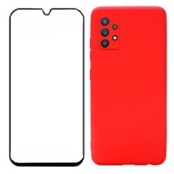 کاور مدل BTISLCNLNZ مناسب برای گوشی موبایل سامسونگ Galaxy A32 4G به همراه محافظ صفحه نمایش