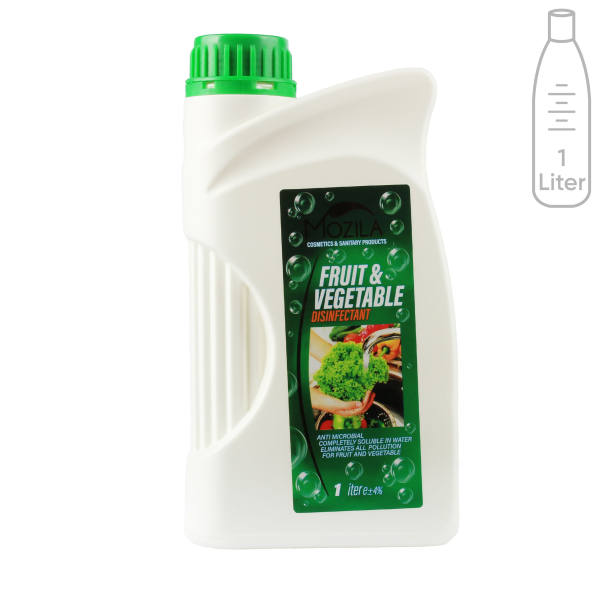 محلول ضد عفونی کننده میوه و سبزیجات موزیلا مدل 01 حجم 1000 میلی لیتر محلول ضد عفونی کننده میوه و سبزیجات موزیلا مدل 01 حجم 1000 میلی لیتر