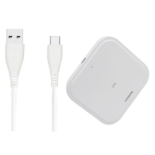 شارژر بی سیم آرسون مدل AN-W20 به همراه کابل تبدیل USB-C