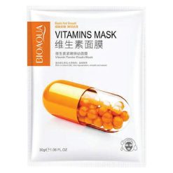 ماسک صورت بایو آکوا مدل ویتامین B2 وزن 30 گرم