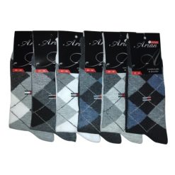 جوراب مردانه آرین مدل 14 مجموعه 6 عددیغیر اصل