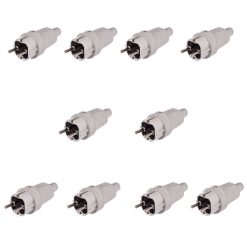 دوشاخه برقصنعتی فرحان الکتریک مدل MAB.10 بسته 10 عددی