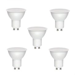 لامپ هالوژن 6 وات افراتاب مدل SMD پایه GU10 بسته 5 عددی