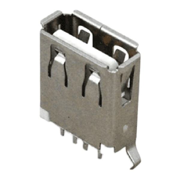کانکتور مادگی USB A مدل ایستاده کانکتور مادگی USB A مدل ایستاده