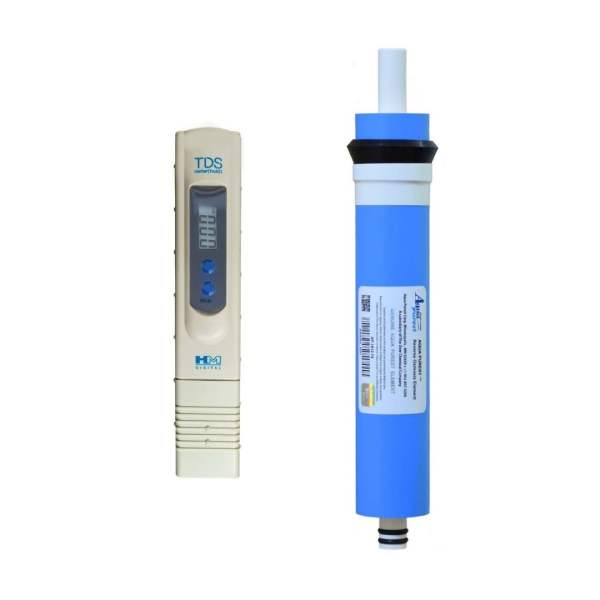 فیلتر دستگاه تصفیه کننده آب آکوا پیورست مدل 75G به همراه سختی سنج آب مدل HM فیلتر دستگاه تصفیه کننده آب آکوا پیورست مدل 75G به همراه سختی سنج آب مدل HM