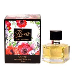 عطر جیبی زنانه اسکوپ مدل FLORA حجم 25 میلی لیتر