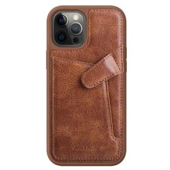 کاور نیلکین مدل aoge Leather Cover مناسب برای گوشی موبایل اپلIphone 12/12Pro