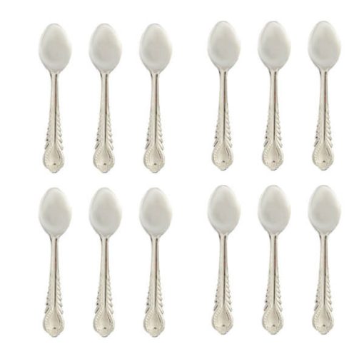 قاشق چای خوری مدل الماس کد GH99 بسته 12عددی