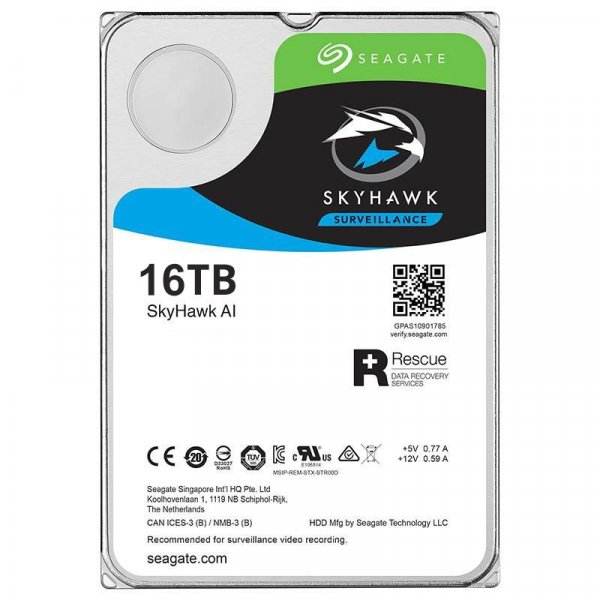 هارددیسک اینترنال سیگیت مدل SkyHawk ST16000VE002 ظرفیت 16 ترابایت هارددیسک اینترنال سیگیت مدل SkyHawk ST16000VE002 ظرفیت 16 ترابایت