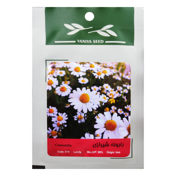 بذر گیاه بابونه شیرازی وانیا سید مدل X16 بذر گیاه بابونه شیرازی وانیا سید مدل X16