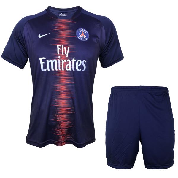 ست پیراهن و شورت ورزشی مردانه ای آر اسپورت طرح پاریس سن ژرمن مدل 01غیر اصل ست پیراهن و شورت ورزشی مردانه ای آر اسپورت طرح پاریس سن ژرمن مدل 01غیر اصل