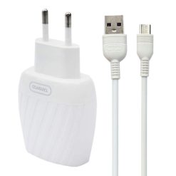 شارژر دیواری ترانیو مدل V15 به همراه کابل تبدیل microUSB