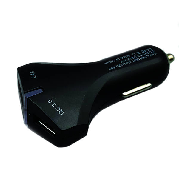 شارژر فندکی مدل ZD-689 شارژر فندکی مدل ZD-689