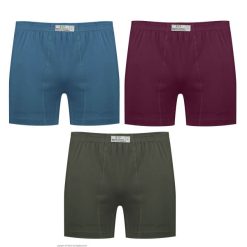 شورت مردانه برهان تن پوش مدل 04-11-6-4 مجموعه 3 عددی