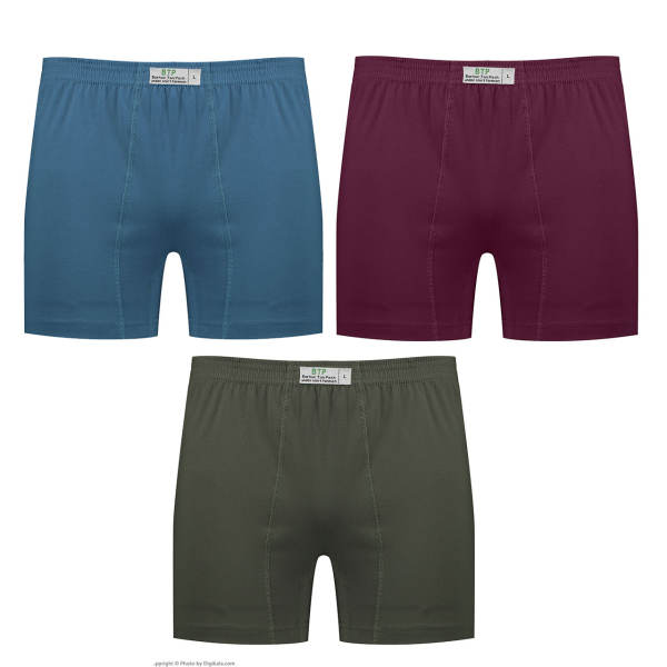 شورت مردانه برهان تن پوش مدل 04-11-6-4 مجموعه 3 عددی شورت مردانه برهان تن پوش مدل 04-11-6-4 مجموعه 3 عددی