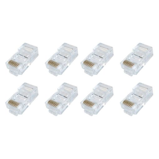 کانکتور شبکه cat5 مدل RJ45 بسته 8 عددی