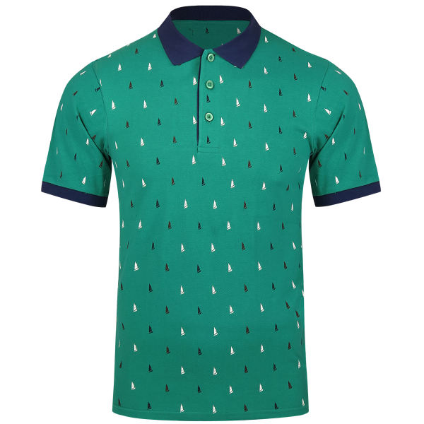 پولوشرت آستین کوتاه مردانه آي ان سي مدل SEAFOAM پولوشرت آستین کوتاه مردانه آي ان سي مدل SEAFOAM