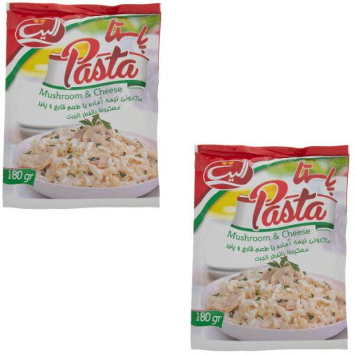 پاستا با طعم قارچ و پنیر الیت – 180 گرم بسته 2 عددی