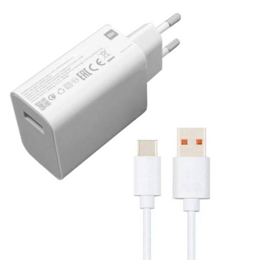 شارژر دیواری شیائومی مدلNOTE9PRO به همراه کابل تبدیل USB-C