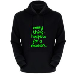 هودی مردانه مدل X370 رنگ مشکی سبز