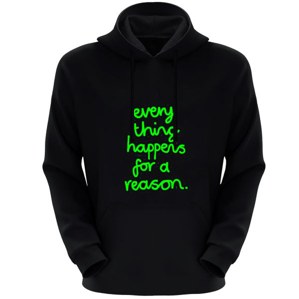 هودی مردانه مدل X370 رنگ مشکی سبز هودی مردانه مدل X370 رنگ مشکی سبز