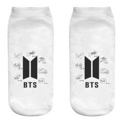 جوراب مردانه طرح bts کد A109