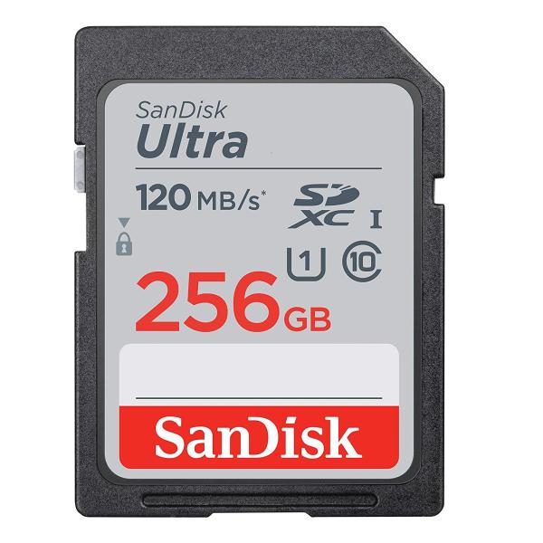 کارت حافظه SDXC سن دیسک مدل Ultra کلاس 10 استاندارد UHS-I U1 سرعت 120MBps ظرفیت 256 گیگابایت کارت حافظه SDXC سن دیسک مدل Ultra کلاس 10 استاندارد UHS-I U1 سرعت 120MBps ظرفیت 256 گیگابایت