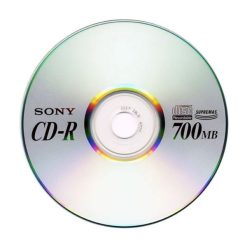 سی دی خام سونی مدل CD-R بسته ۱۰ عددی