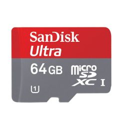 کارت حافظه microSDXC سن دیسک مدل Ultra A1 کلاس 10 استاندارد UHS-I سرعت 120MBps ظرفیت 64 گیگابایت