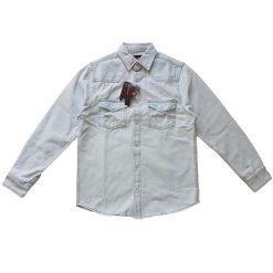 پیراهن آستین بلند مردانه كتش مدل DENIM-12133