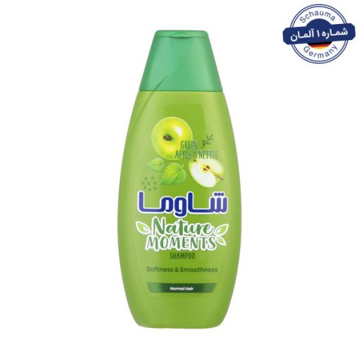 شامپو مو شاوما مدل Green Apple and Nettle حجم 400 میلی لیتر