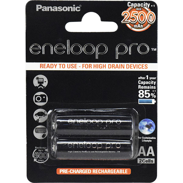 باتری قلمی قابل شارژ پاناسونیک مدل eneloop pro_340 باتری قلمی قابل شارژ پاناسونیک مدل eneloop pro_340