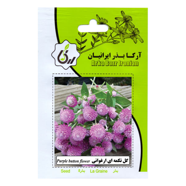 بذر گل تکمه ای ارغوانی آرکا بذر ایرانیان کد 78-ARK بذر گل تکمه ای ارغوانی آرکا بذر ایرانیان کد 78-ARK