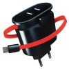 شارژر دیواری ارلدام مدل ES-195 به همراه کابل MicroUSB شارژر دیواری ارلدام مدل ES-195 به همراه کابل MicroUSB