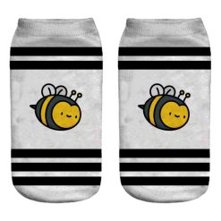 جوراب طرح زنبور مدل عسل T004