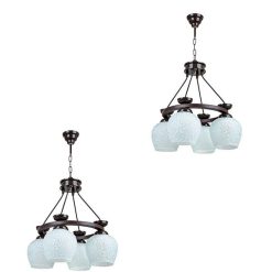 لوستر چهار شعله چشمه نور کد G576/4-4-Pro بسته دو عددی
